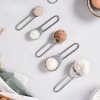 5ks kovové lyžicové odmerky