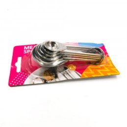 5ks kovové lyžicové odmerky