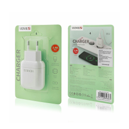 VIDVIE 2400 mA USB AC/DC adaptér