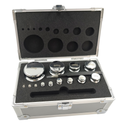 M1 2kg sada kalibračných závaží 13 ks (1–1000 g) s kufríkom a pinzetou