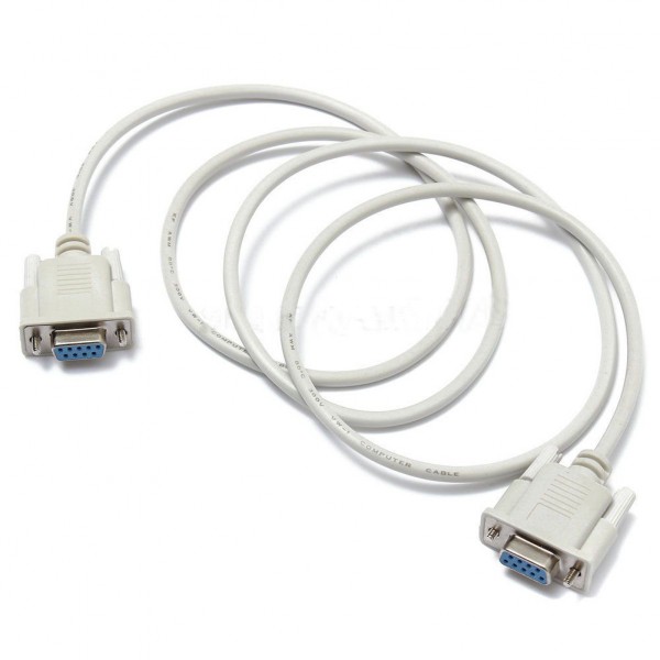 Null Modem kábel RS232 DB9F/DB9F