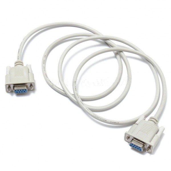 Null Modem kábel RS232 DB9F/DB9F