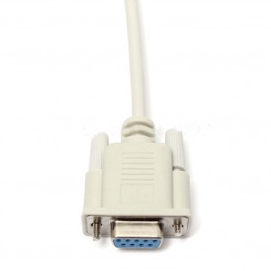 Null Modem kábel RS232 DB9F/DB9F