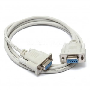Null Modem kábel RS232 DB9F/DB9F