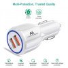Maclean Energy nabíjačka do auta QC 3.0  MCE478 B - biela Qualcomm Quick Charge QC 3.0 - 5V / 3A, 9V / 1,8A, 12V / 1,6A