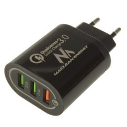 Maclean Energy nabíjačka QC 3.0  MCE479 B - čierna Qualcomm Quick Charge 3,6-6V / 3A, 6-9V / 2A, 9-12V / 1,5A